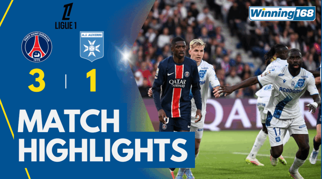 Paris Saint-Germain 3-1 Auxerre