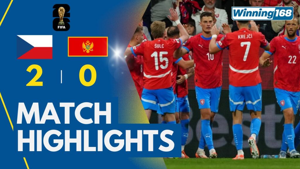 Czech Republic 2-0 Montenegro
