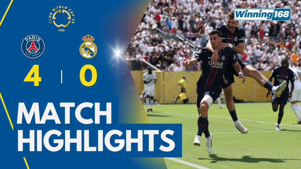 ปารีส แซงต์ แชร์กแมง 4-0 เรอัล มาดริด